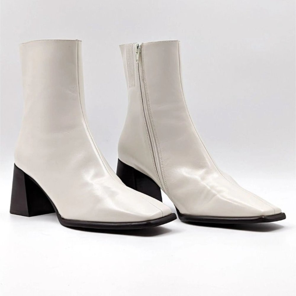 Jeffrey Campbell White Heeled Boots